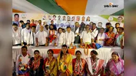 नामकुम में कांग्रेस का मिलन समारोह, विभिन्न दलों के दर्जनों कार्यकर्ता पार्टी में शामिल