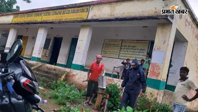 राजाबासा प्रावि का खराब पड़े चापाकल का हुआ मरम्मत, बच्चों के चेहरे खिले
