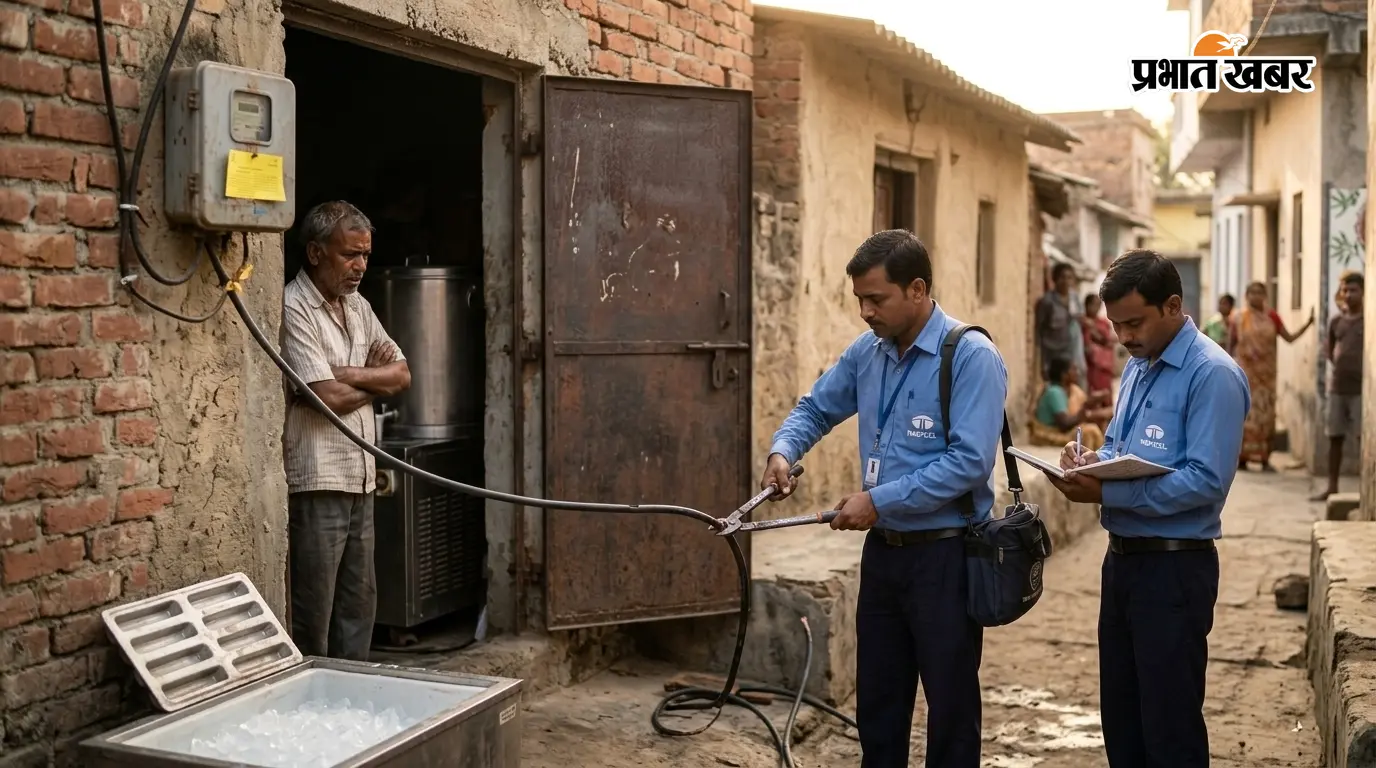 चोरौत में घरेलू बिजली कनेक्शन से चल रहा था आइसक्रीम प्लांट, विद्युत विभाग ने शुरू की कार्रवाई