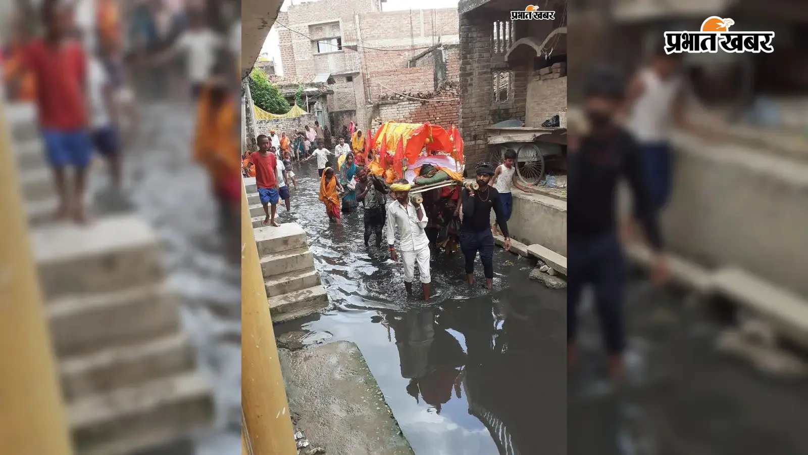 बलिया नगर परिषद के वार्ड 14 और 15 में जलजमाव से लोग परेशान, पांच हजार आबादी प्रभावित