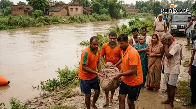 छौड़ादानो में तीयर नदी में डूबे किशोर का शव बरामद, एसडीआरएफ ने दूसरे दिन पाई सफलता