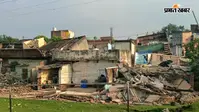 धनबाद के कतरास में भीषण भू-धंसान, आधा दर्जन आवास जमींदोज, देखें तस्वीरें