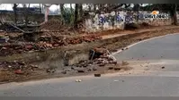 केंदुआ भू-धंसान : क्षतिग्रस्त धनबाद-बोकारो सड़क की मरम्मत शुरू