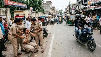 बीएमपी-06 के पास बेखौफ अपराधियों का दुस्साहस: महिला सिपाही के सिर पर पिस्टल सटाकर सोने की चेन लूटी, फायरिंग कर भागे
