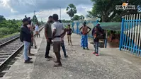 मनसाही रेलवे स्टेशन के समीप ट्रैक पर दो टुकड़ों में मिला अज्ञात व्यक्ति का शव, ट्रेन से कटकर मौत की आशंका