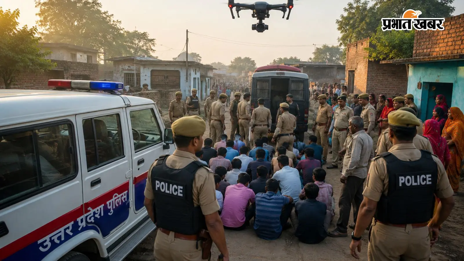 झांसी में 200 से अधिक लोगों को उठा ले गई पुलिस, साइबर क्राइम को लेकर गांव में क्या हुआ? जानिए पूरा मामला