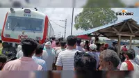 महीनों से जलमग्न अंडरपास का डीआरएम ने किया निरीक्षण, ग्रामीणों ने रखीं समस्याएं