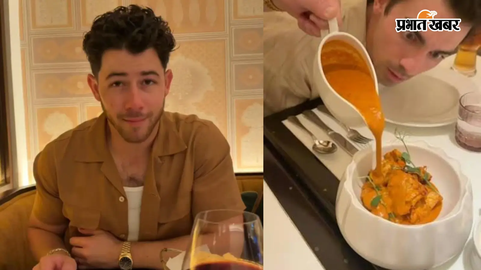 भारत यात्रा के बाद Nick Jonas पर चढ़ा देसी खुमार, टोरंटो के रेस्टोरेंट में चखा प्याज भजिया और कचौरी