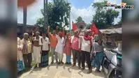 सीपीआई ने हसनपुर बागर में निकाली पदयात्रा, 14 सूत्री मांगों को लेकर जनसंपर्क अभियान चलाया