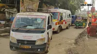 रोहतास: चेनारी-कुदरा स्टेट हाईवे पर फिर लगा भीषण जाम, एंबुलेंस और स्कूली वाहन भी फंसे