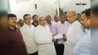 बिहारशरीफ में आपदा पीड़ित परिवार को सहायता, मंत्री श्रवण कुमार ने मृतक के पिता को सौंपा चेक