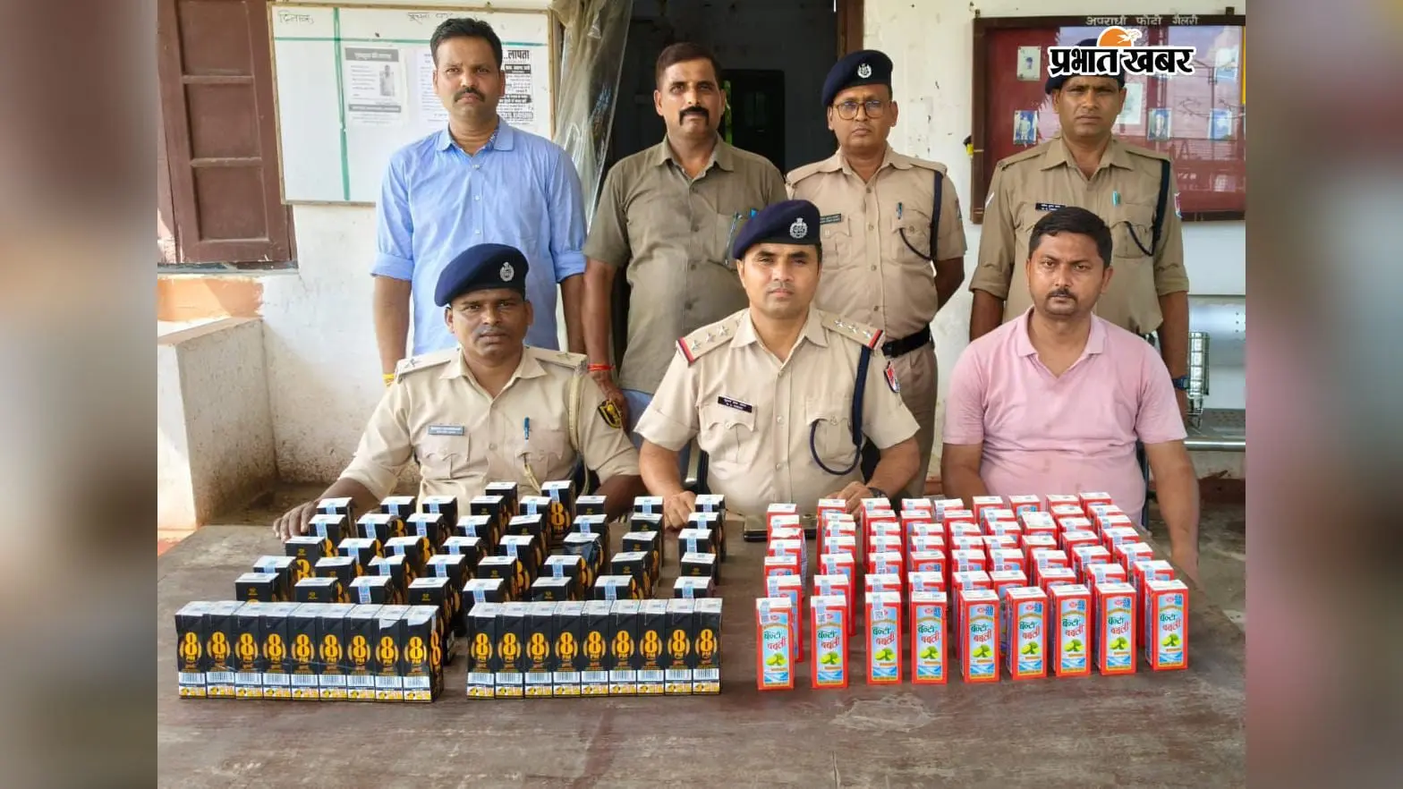 सीवान में RPF की कार्रवाई, ट्रेन से 123 पाउच देशी-विदेशी शराब बरामद