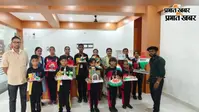 अगस्त क्रांति पर छात्रों ने दिखाई देशभक्ति और रचनात्मकता, तिरंगा प्रोजेक्ट ने मोहा मन