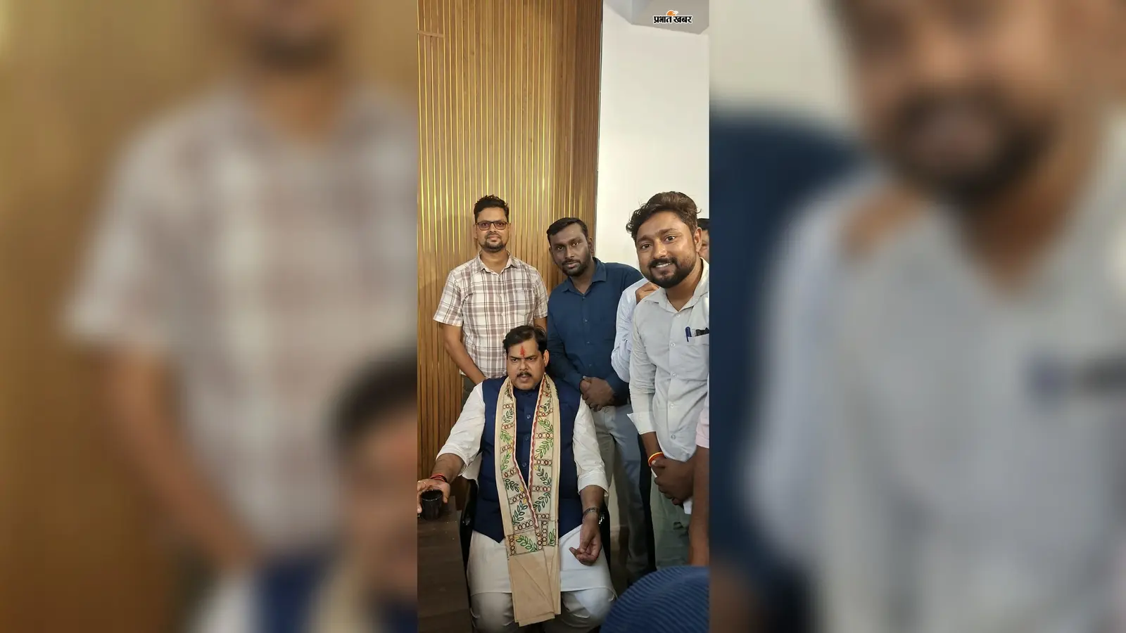 बड़हरिया में मिथिलेश तिवारी से मिले नवनियुक्त शिक्षक; एरियर जल्द जारी करने का मिला आश्वासन