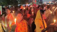 लापता गौतम की सकुशल बरामदगी की मांग, बगहा में निकला कैंडल मार्च