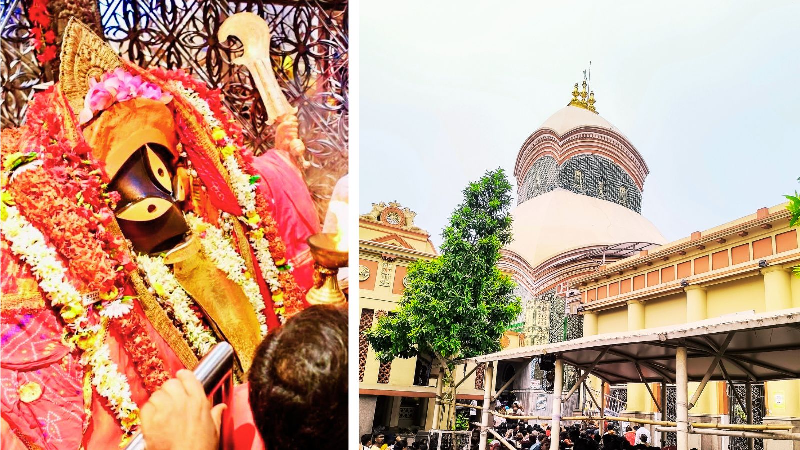 कोलकाता का प्रसिद्ध कालीघाट मंदिर.