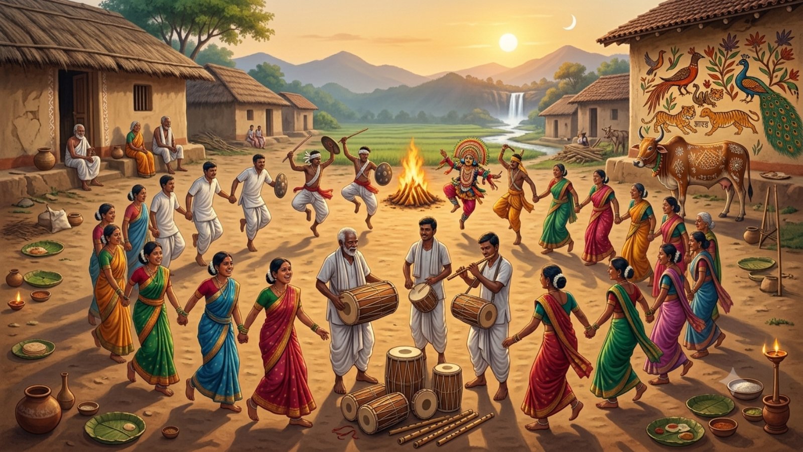 world tribal day dance and music