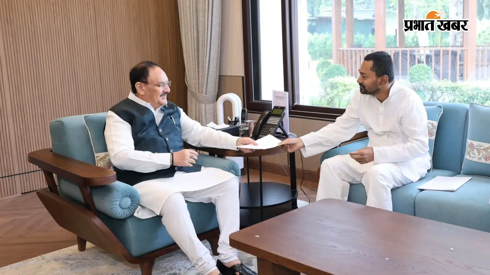 दिल्ली में जेपी नड्डा और स्वास्थ्य मंत्री निशांत कुमार की बड़ी बैठक, बिहार में नए अस्पतालों के निर्माण पर बनी सहमति