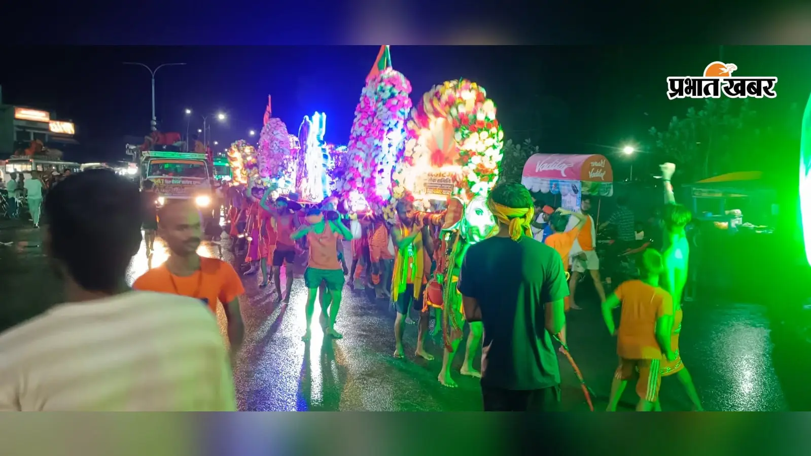 पांच हजार कांवरियों का जत्था हंसडीहा से बासुकीनाथ रवाना, सोमवार को करेंगे जलाभिषेक
