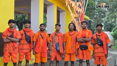 बोल बम के जयकारों के साथ पतरातू से देवघर रवाना हुए कांवरिया