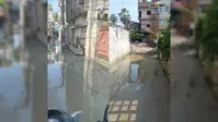 रेलवे ओवरब्रिज निर्माण से प्रोफेसर कॉलोनी में जलजमाव, नारकीय जीवन जी रहे लोग