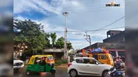 श्रावणी मेला में कांवरिया बाइपास पर दो माह से बंद स्ट्रीट लाइट, अंधेरे में बढ़ा हादसे का खतरा