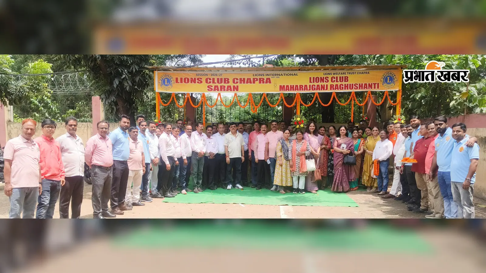 सारण : मारुति मानस हनुमान मंदिर में श्रद्धालुओं को मिलेगी राहत, लायंस क्लब ने बनवाया शेड