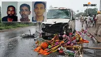 तेज रफ्तार वाहन ने कांवड़ियों को कुचला, 3 की मौत, 1 गंभीर घायल
