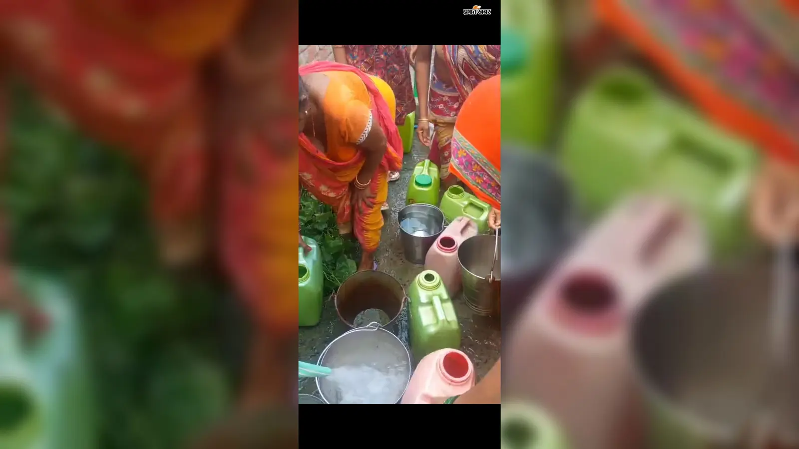 बहादुरपुर में पेयजल संकट गहराया, रात 3 बजे से पानी के लिए लग रही कतार