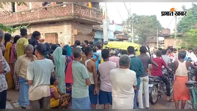 मजदूरी करने को लेकर पति-पत्नी में कमरे में हुआ विवाद, मारपीट के बाद पत्नी की मौत, खून से लथपथ मिला पति