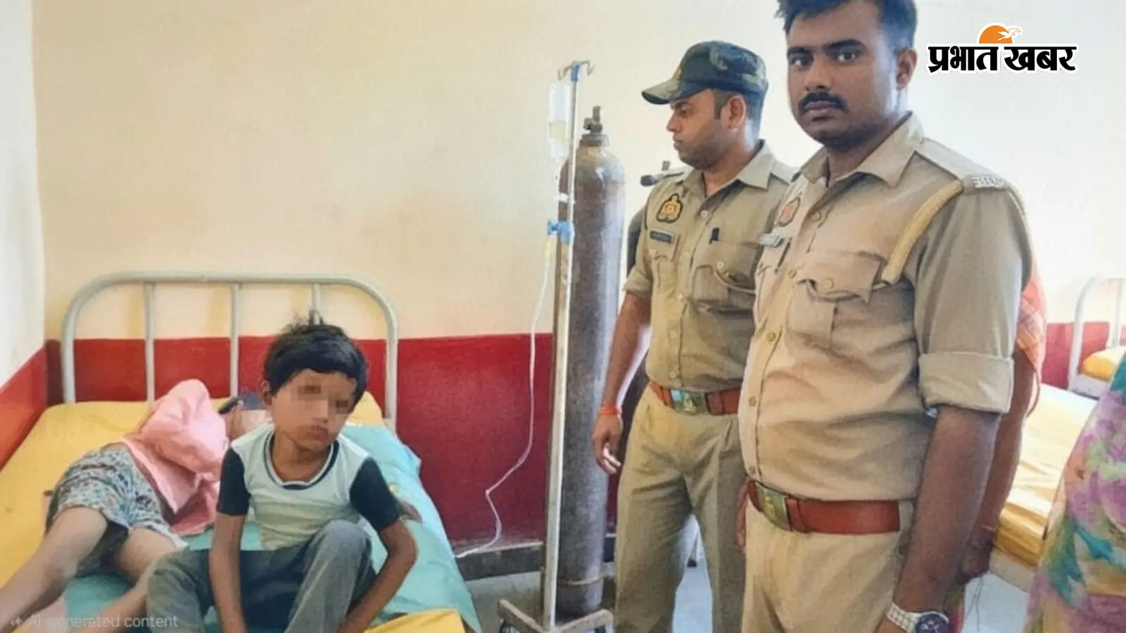 बांदा में पुलिस की तत्परता से करंट की चपेट में आए दो मासूम भाइयों की बची जान