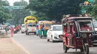 सावन में कांवरियों की भीड़ से स्टेट हाईवे 22 पर लगा महाजाम, तारापुर-देवघर मार्ग पर दिनभर रेंगते रहे वाहन