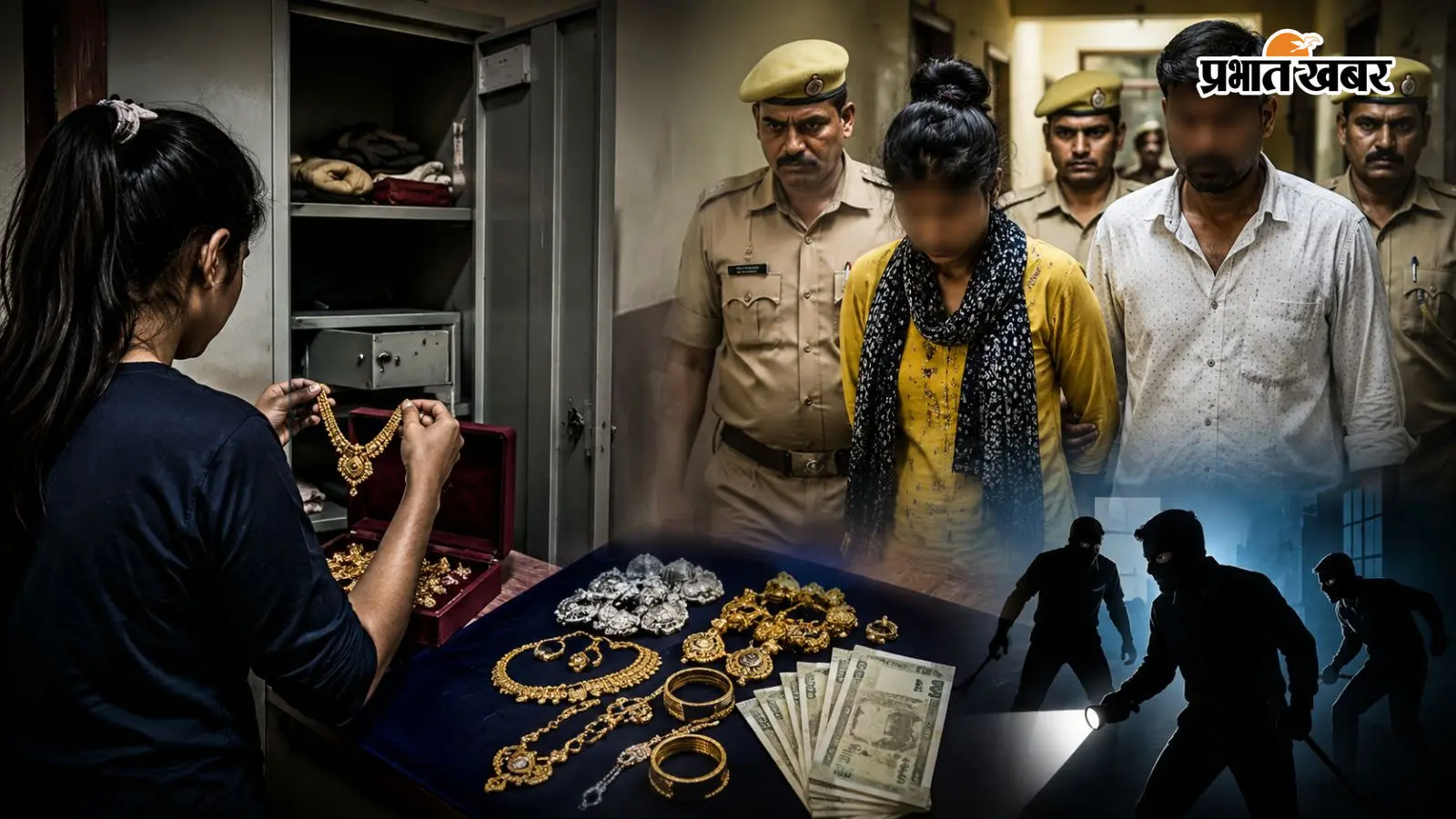 बेटी ने ही शादीशुदा प्रेमी संग रची घर में चोरी की साजिश, लाखों के गहने उड़ाए और सुनाई झूठी कहानी! पुलिस ने ऐसे खोला राज