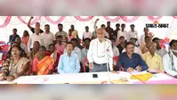 विस्थापितों ने बुलंद की आवाज, अधिकारों की मांग को लेकर एक दिवसीय धरना