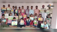 सुपौल में हर घर तिरंगा अभियान के तहत बच्चों ने मधुबनी पेंटिंग से सजाया तिरंगे का संदेश