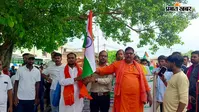 रोहतास में बारिश भी नहीं रोक सकी देशभक्ति की लहर, बिक्रमगंज में सड़कों पर निकली तिरंगा यात्रा