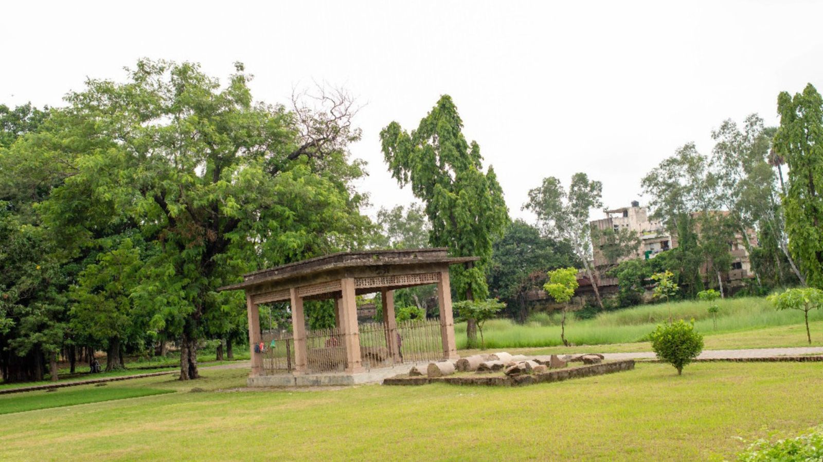 कुम्हरार पार्क में दिखती है प्राचीन पाटलिपुत्र की ऐतिहासिक झलक