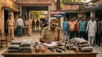 बेतिया में 24 घंटे में 26 आरोपित गिरफ्तार, गांजा-शराब समेत कई सामान बरामद