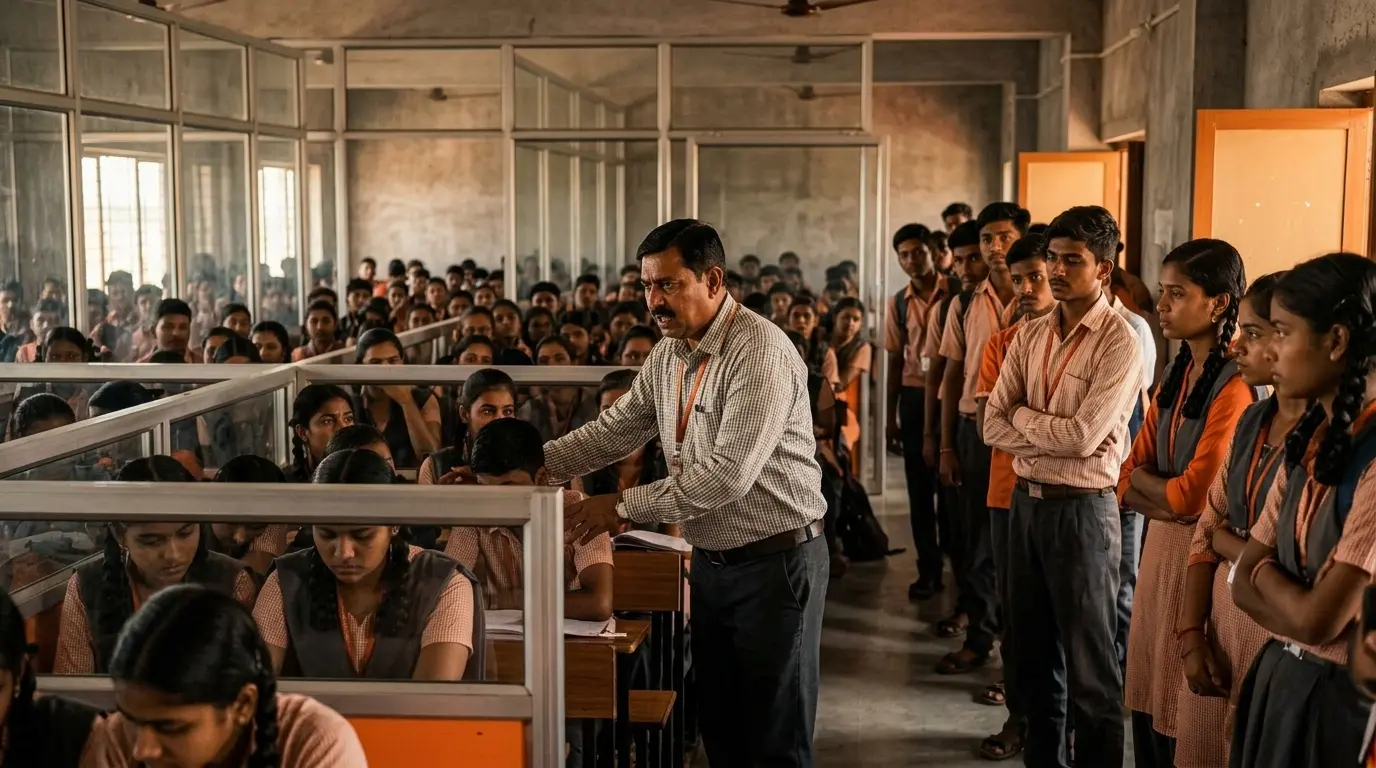 439 छात्रों वाले स्कूल में शिक्षकों की कमी, पांच शिक्षकों के भरोसे चल रही पढ़ाई