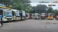 विधानसभा घेराव को लेकर प्रशासन सख्त, रांची जाने वाली बसों के परिचालन पर रोक, बस स्टैंड में खड़ी रहीं गाड़ियां
