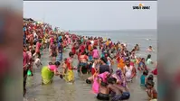 सावन की दूसरी सोमवारी पर तिनटंगा जहाज घाट पर उमड़ा आस्था का सैलाब, हजारों श्रद्धालुओं ने लगाई गंगा में डुबकी
