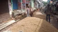 रोहतास: सूर्यपुरा बाजार में पुरानी नाली का निर्माण शुरू, जलजमाव की समस्या से मिलेगी राहत