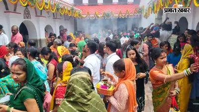 सावन की दूसरी सोमवारी पर 'सिल्क सिटी' के शिवालयों में उमड़ा जनसैलाब, 1 लाख बेलपत्रों से हुआ रुद्राभिषेक
