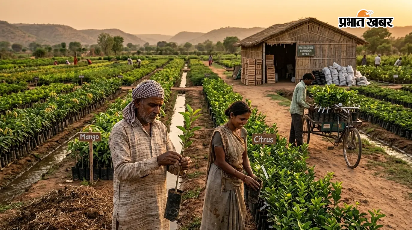 जिले में तैयार होंगे 25 हजार फलदार पौधे, किसानों को मिलेंगे गुणवत्तायुक्त कलम और गुटी