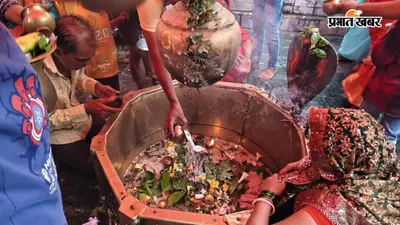 रोहतास: सावन की दूसरी सोमवारी पर हर-हर महादेव से गूंजे सूर्यपुरा के शिवालय, जलाभिषेक के लिए उमड़ी श्रद्धालुओं की भीड़