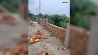स्कूल भवन निर्माण में घटिया सामग्री का आरोप, ग्रामीणों ने DC से लगाई जांच की गुहार; बच्चों की सुरक्षा पर उठे सवाल
