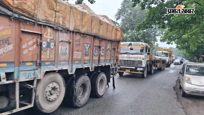 सिदगोड़ा में दर्दनाक हादसा, ट्रेलर की चपेट में आया बाइक सवार, मौके पर मौत