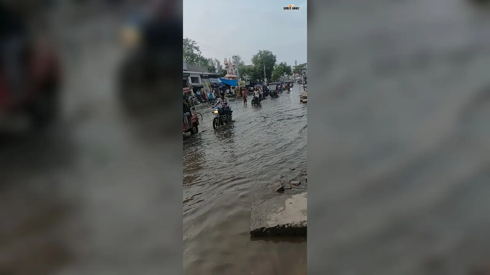 बदहाल जल निकासी: गौशाला रोड पर बारहमासी जलजमाव से लोग हलकान, 4 साल से योजना अधर में