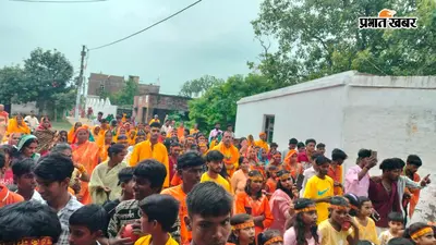 सावन की दूसरी सोमवारी पर 1101 श्रद्धालुओं की कलश यात्रा, लछवार शिव मंदिर में जलाभिषेक