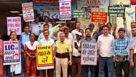 मजदूर-किसान हितों की अनदेखी का आरोप, हजारीबाग में केंद्रीय श्रम संगठनों का प्रदर्शन